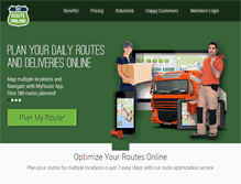 Tablet Screenshot of myrouteonline.com